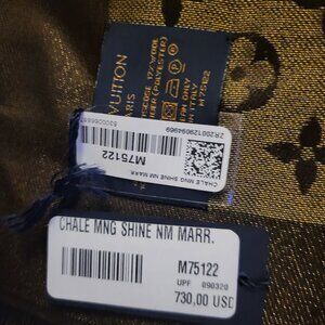 Louis Vuitton Chale Ming Shine Shawl